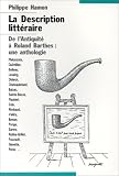La Description Littraire De Lantiquit Roland Barthes Une Anthologie