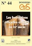 Les Instructions Officielles Et Leps Au Xxe Sicle