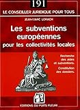 Les Subventions Europ%C3%A9ennes Pour Les Collectivit%C3%A9s Locales