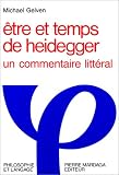 Etre Et Temps De Heidegger Un Commentaire Littral