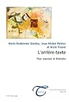 L'arrière-texte : Pour repenser le littéraire