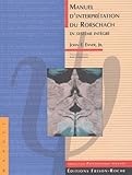 Manuel Dinterprtation Du Rorschach En Systme Intgr