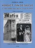 Verdict Fin De Si%C3%A8cle : L'affaire Poeck%C3%A8s, 23 Juin 1913