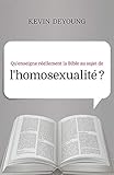 Quenseigne Rellement La Bible Au Sujet De Lhomosexualit What Does The Bible Really Teach About Homosexuality