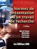 Normes De Pr%C3%A9sentation D'un Travail De Recherche