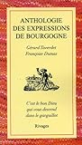 Anthologie Des Expressions En Bourgogne