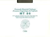 Mt 86 Protocole Montraltoulouse Dexamen Linguistique De Laphasie 1cd Audio