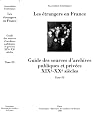 Les étrangers en France, tome 3