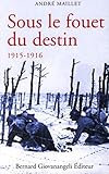 Sous Le Fouet Du Destin 1915 1916