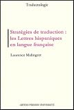 Stratgies De Traduction Les Lettres Hispaniques En Langue Franaise