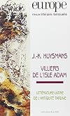 Europe, N° 916-917, Août-Sep : J-K Huysmans, Villiers de l'Isle Adam