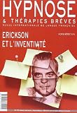 Hypnose Et Therapies Breves Hors Serie N 6 Erickson Et Linventivite