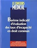 Bar%C3%A8me Indicatif D'%C3%A9valuation Des Taux D'incapacit%C3%A9 En Droit Commun