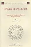 Kataimi Et Katatagae Etude Sur Les Interdits De Direction Lpoque Heian