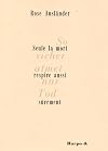 So sicher atmet nur Tod: Gedichte