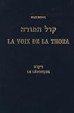 La Voix De La Thora Le Lvitique