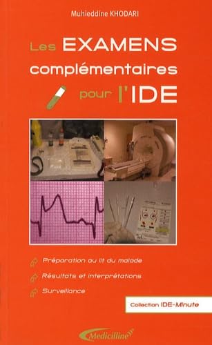 Couverture — Les examens complémentaires pour l'IDE