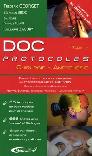 Couverture — Doc Protocoles — Chirurgie & Anesthésie