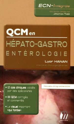Couverture — QCM en Hépato-gastro-entérologie