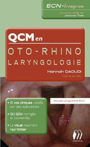 Couverture — QCM en ORL