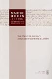 Marthe Robin Journal Decembre 1929 Novembre 1932