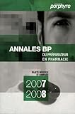 Annales Du Bp 20072008 Prparateur En Pharmacie