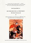 Recherches sur la chronique de Jean Malalas, II