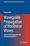 Waveguide Propagation Of Nonlinear Waves Impact Of Inhomogeneity And Accompanying Effects Springer Series On Atomic Optical And Plasma Physics