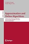 Approximation and Online Algorithms: 17th International Workshop, WAOA 2019, Munich, Germany, September 12–13, 2019, Revised Selected Papers (Lecture Notes in Computer Science, 11926)