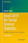 Excel 2019 for Social Science Statistics: A Guide to Solving Practical Problems (Excel for Statistics)