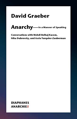 Anarchy — In a Manner of Speaking book cover