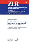 Europäische Erbrechtsverordnung - Auswirkungen auf das Fürstentum Liechtenstein und die Schweiz : 3. Tagung des Zentrums für liechtensteinisches Recht an der Universität Zürich