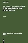 A Badaga-English dictionary