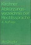 Abkürzungsverzeichnis der Rechtssprache