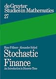 Stochastic Finance An Introduction In Discrete Time