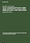 Das Onomastikon der biblischen Ortsnamen Edition der syrischen Fassung mit griechischem Text, englischer und deutscher Übersetzung