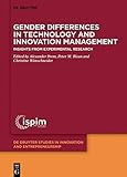 Gender Differences in Technology and Innovation Management