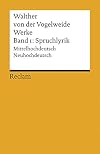 Werke 1. Spruchlyrik.