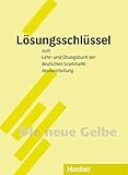 Lehr Und Ubungsbuch Der Deutschen Grammatik Schlussel A2c1