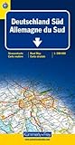 Carte Routire Et Touristique Allemagne Du Sud