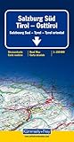 Carte Routire Salzbourg Sud Tyrol Tyrol Oriental