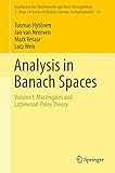 Analysis In Banach Spaces Martingales And Littlewoodpaley Theory