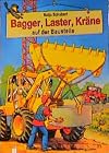 Bagger, Laster, Kräne auf der Baustelle. Maxiausgabe