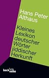 Kleines Lexikon deutscher Wörter jiddischer Herkunft
