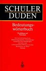 Duden. Schülerduden. Bedeutungswörterbuch. Wortbildung und Wortschatz.