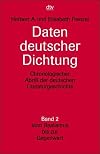 Daten deutscher Dichtung Bd. 2: Vom Biedermeier bis zur Gegenwart
