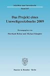 Das Projekt eines Umweltgesetzbuchs 2009