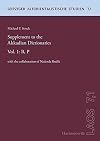 Supplement to the Akkadian Dictionaries: Vol. 1: B, P (Leipziger Altorientalische Studien)