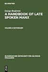 A Handbook of late spoken Manx