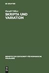 Skripta und Variation : Untersuchungen zur Negation und zur Substantivflexion in altfranzösischen Urkunden der Grafscha